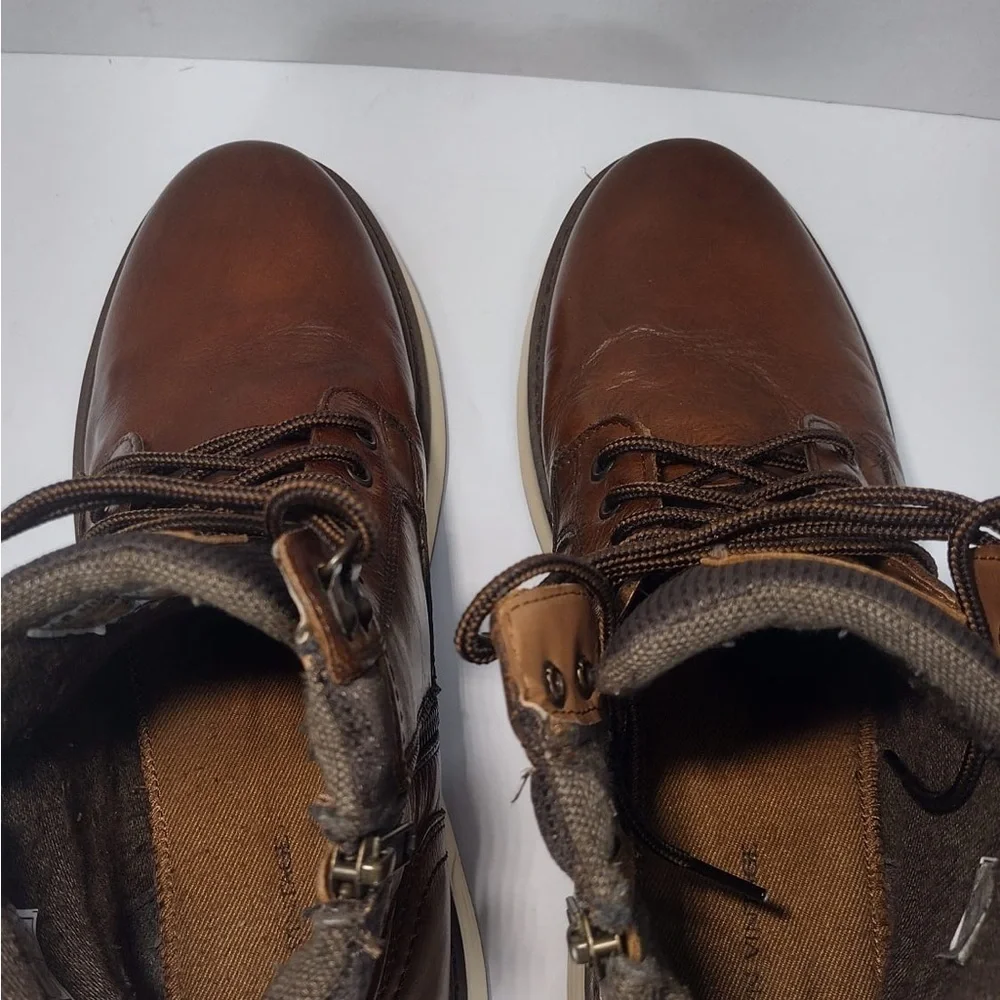 CR NiKAM Men's Brown Leather Boots size 10 pre owned Exellent condition